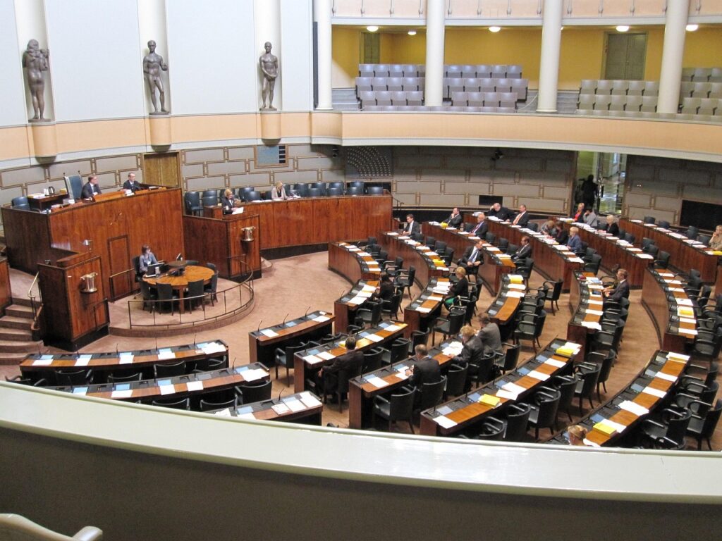 parliament, parliament house, plenary room, finland, government seats, the podium of the president, parliament, parliament, parliament, parliament, parliament, parliament house