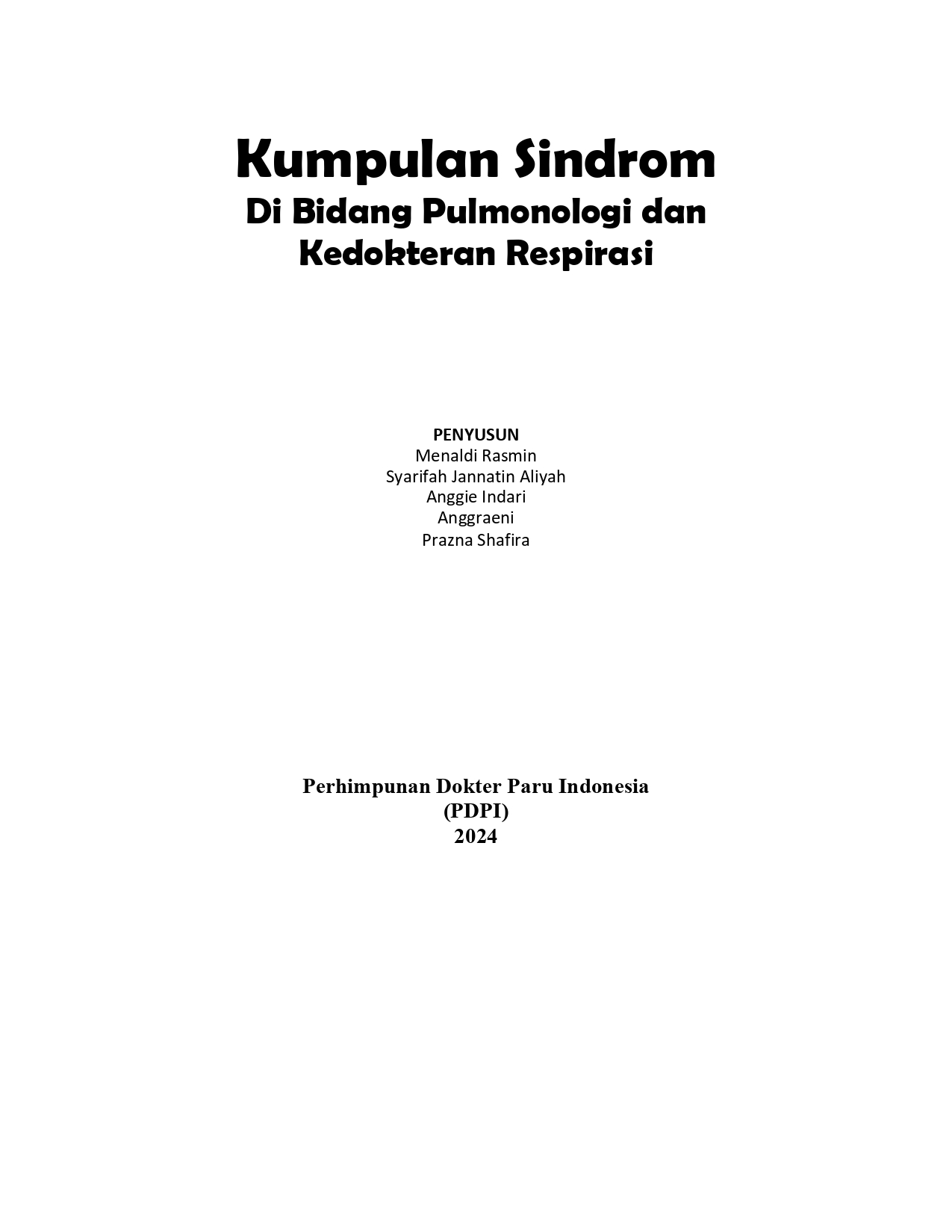 cover buku kumpulan sindrom 2024
