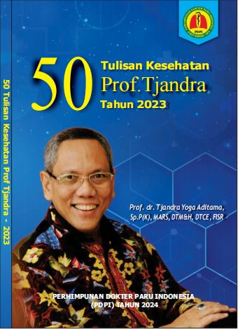 50 tulisan kesehatan prof. tjandra tahun 2023 cover